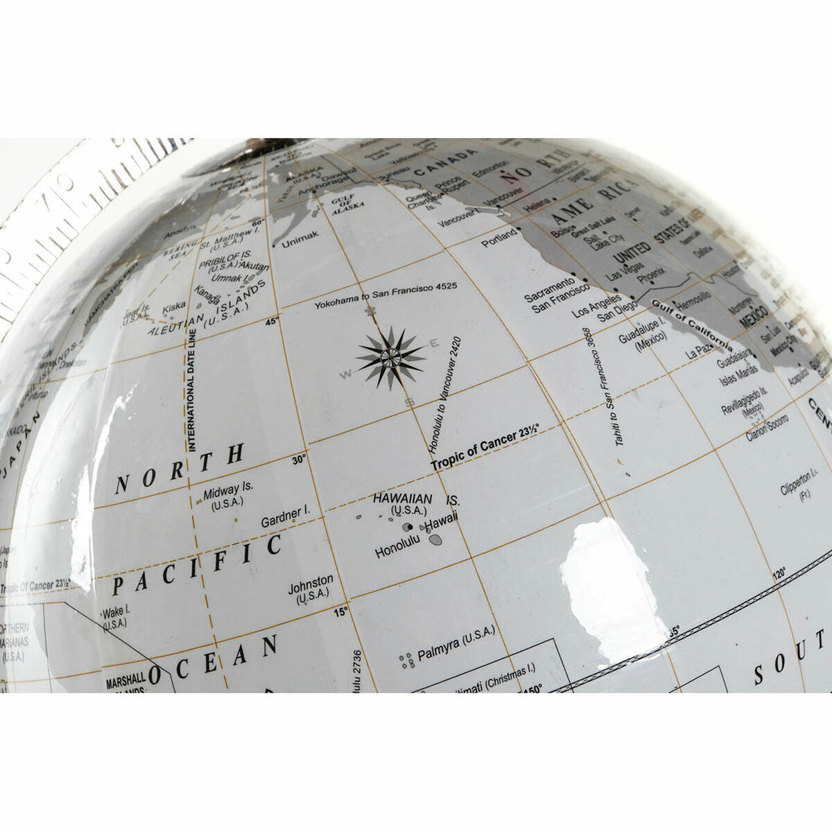 Glob Pământesc DKD Home Decor Alb Metal Plastic 27 x 25 x 61 cm - Birou și papetărie, Material școlar și educațional