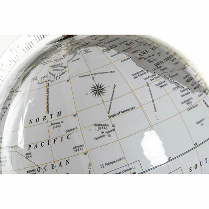 Glob Pământesc DKD Home Decor Alb Metal Plastic 27 x 25 x 61 cm - Birou și papetărie, Material școlar și educațional
