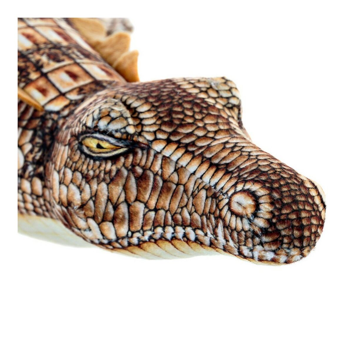 Jucărie de Pluș DKD Home Decor S3016335 Maro Infantil Crocodil 46 x 22 x 8 cm - Jucarii si jocuri, Jucării de pluș