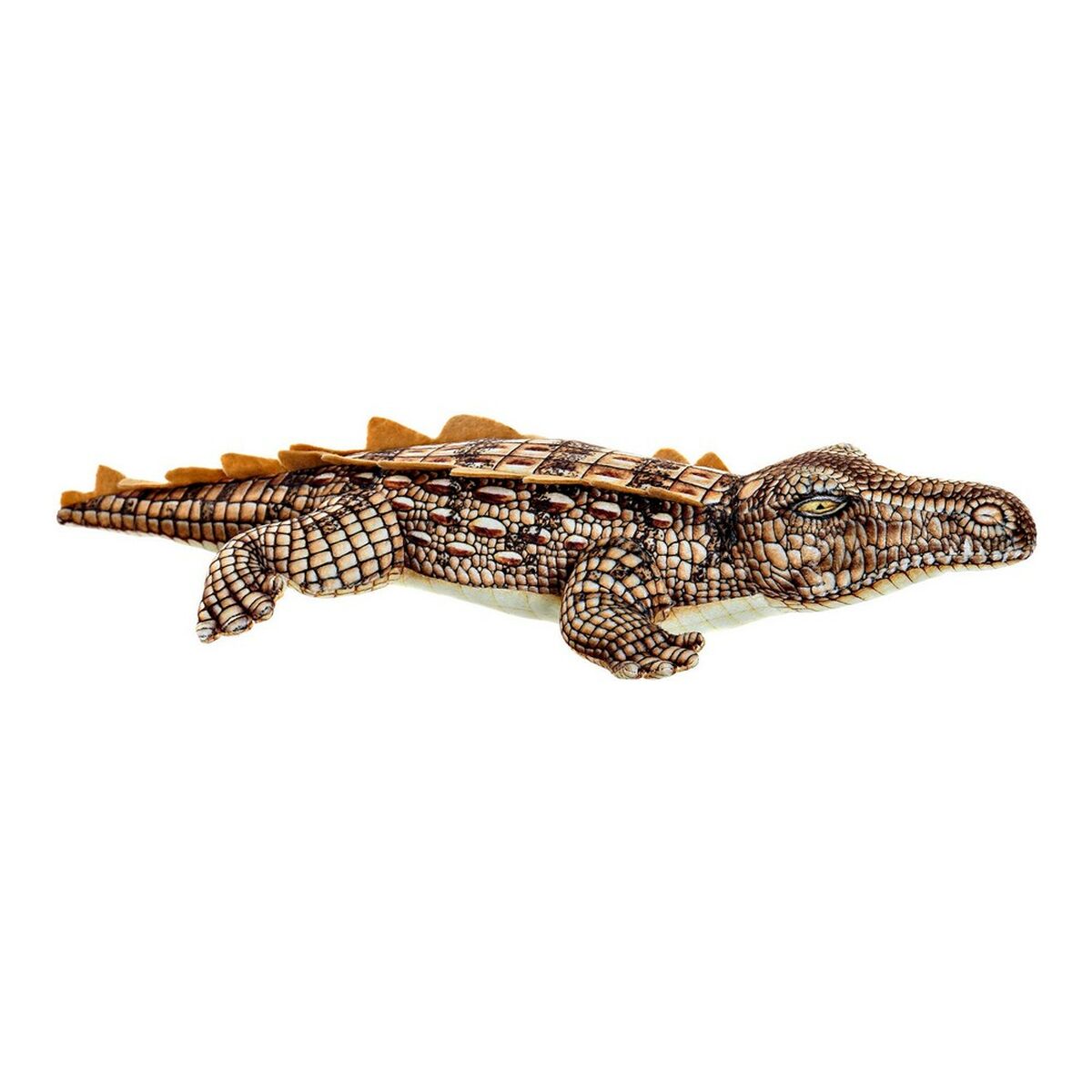 Jucărie de Pluș DKD Home Decor S3016335 Maro Infantil Crocodil 46 x 22 x 8 cm - Jucarii si jocuri, Jucării de pluș