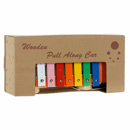 Xilofon DKD Home Decor 27 x 13,6 x 8,5 cm Metal Lemn (3 Piese) - Jucarii si jocuri, Instrumente muzicale pentru copii