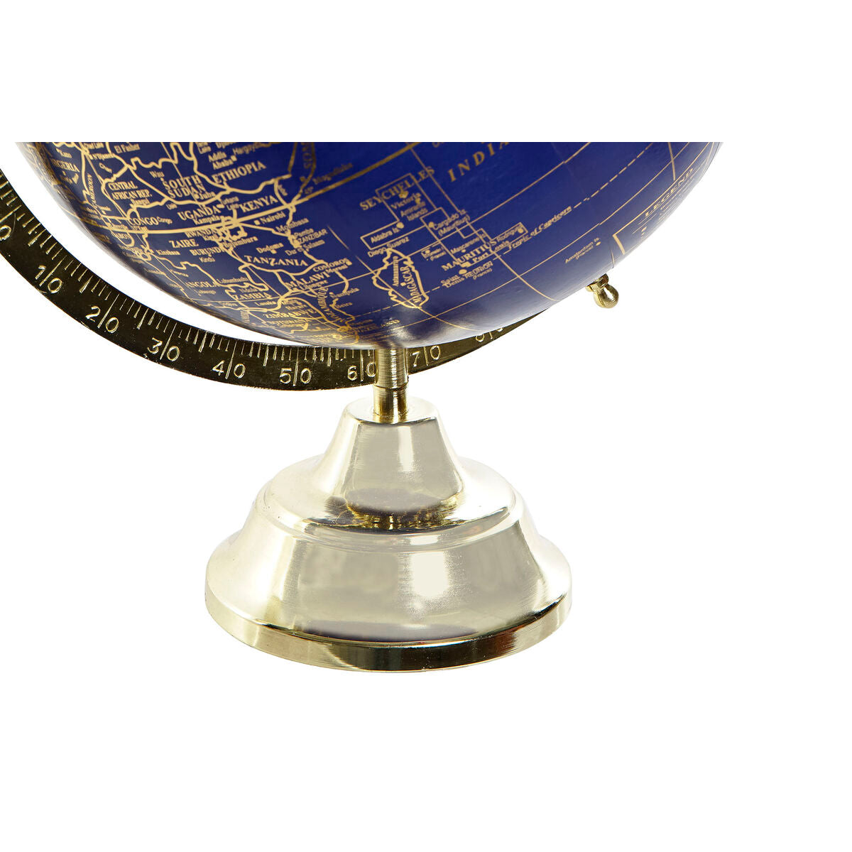 Glob Pământesc DKD Home Decor Albastru Auriu* Metal 27 x 25 x 36 cm - Birou și papetărie, Material școlar și educațional