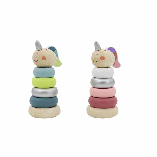 Unicorn DKD Home Decor Lemn (6 x 6 x 13.5 cm) (2 pcs) - Jucarii si jocuri, Păpuși și figurine