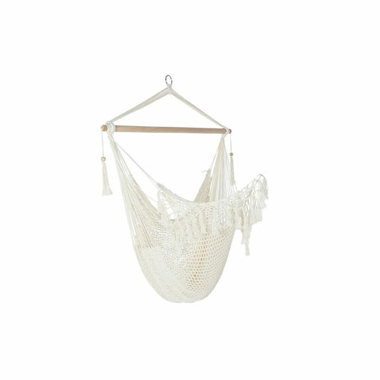 Hamac DKD Home Decor Bej 100 x 50 x 130 cm (100 x 50 x 130 cm) - Curte, Mobilier de grădină și accesorii