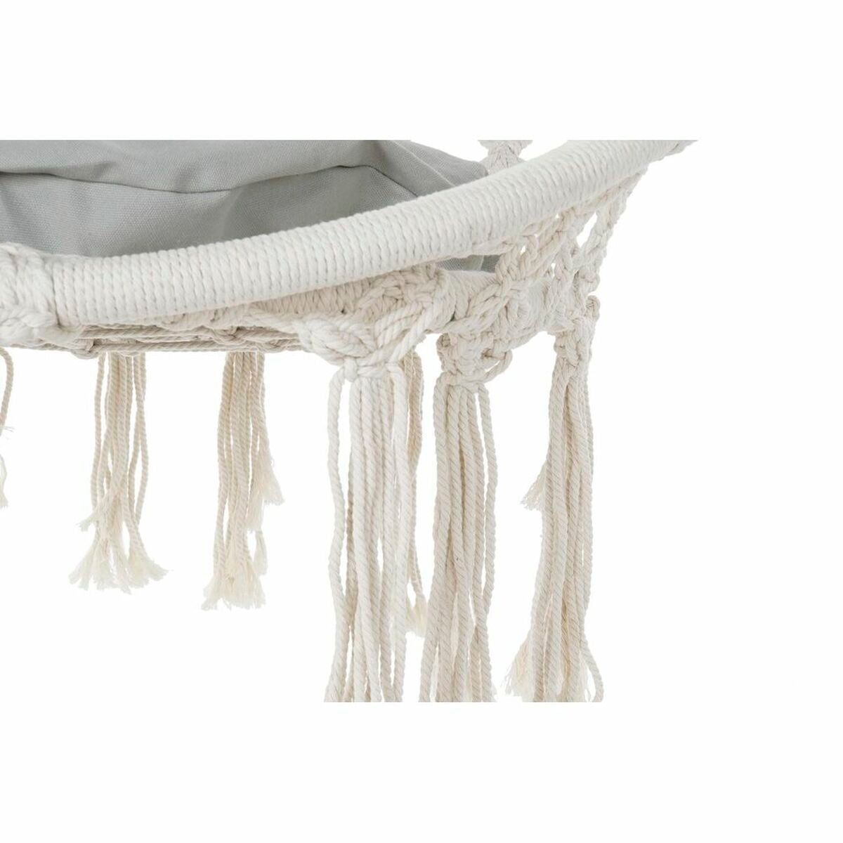 Hamac DKD Home Decor Bej Gri Castaniu 82 x 62 x 123 cm (82 x 62 x 123 cm) - Curte, Mobilier de grădină și accesorii