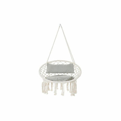 Hamac DKD Home Decor Bej Gri Castaniu 82 x 62 x 123 cm (82 x 62 x 123 cm) - Curte, Mobilier de grădină și accesorii
