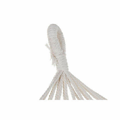 Hamac DKD Home Decor Bej Poliester Bumbac Pin Franjuri (280 x 100 x 130 cm) - Curte, Mobilier de grădină și accesorii