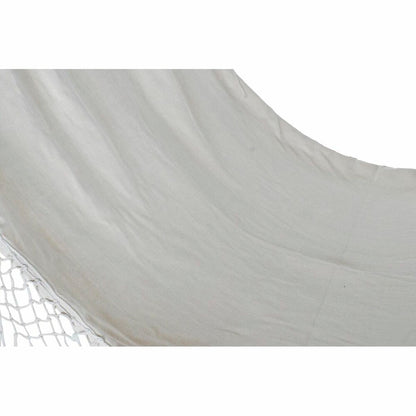 Hamac DKD Home Decor Bej Poliester Bumbac Pin Franjuri (280 x 100 x 130 cm) - Curte, Mobilier de grădină și accesorii