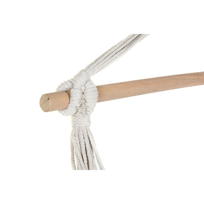 Hamac DKD Home Decor Dungi Albastru Alb (100 x 60 x 135 cm) - Curte, Mobilier de grădină și accesorii