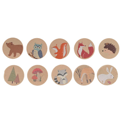 Joc de Memorie Home ESPRIT 19 x 6,5 x 4 cm - Jucarii si jocuri, Jocuri și accesorii