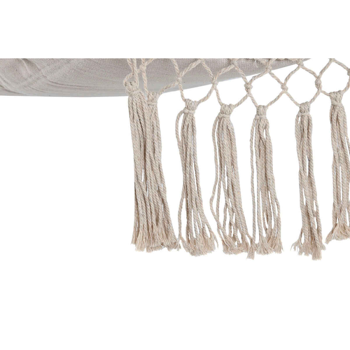 Zahradní židle Home ESPRIT Alb Natural Bumbac Lemn 90 x 50 x 130 cm - Curte, Mobilier de grădină și accesorii