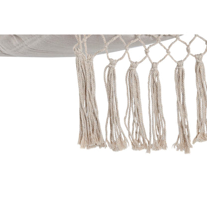 Zahradní židle Home ESPRIT Alb Natural Bumbac Lemn 90 x 50 x 130 cm - Curte, Mobilier de grădină și accesorii