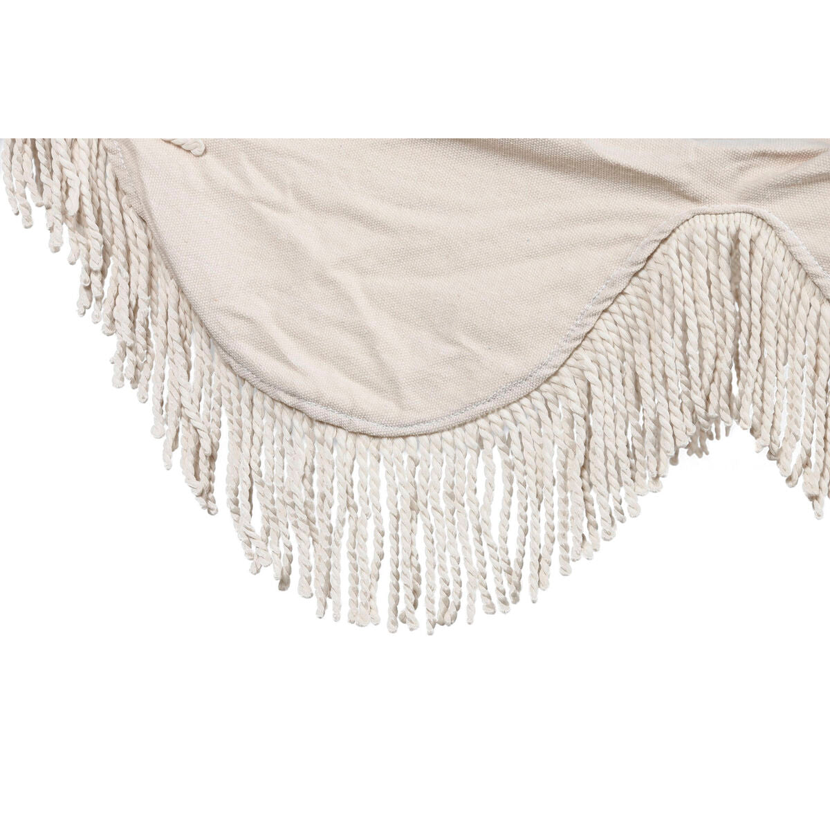 Hamac Suspendat Home ESPRIT Alb Franjuri 200 x 100 x 5 cm - Curte, Mobilier de grădină și accesorii