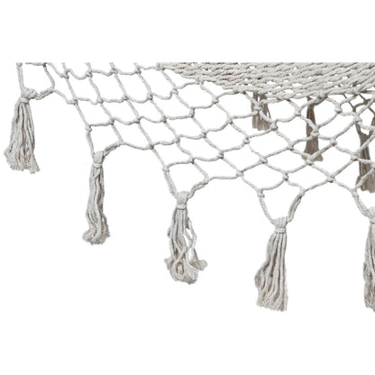 Hamac Suspendat Home ESPRIT Alb 100 x 200 x 5 cm - Curte, Mobilier de grădină și accesorii