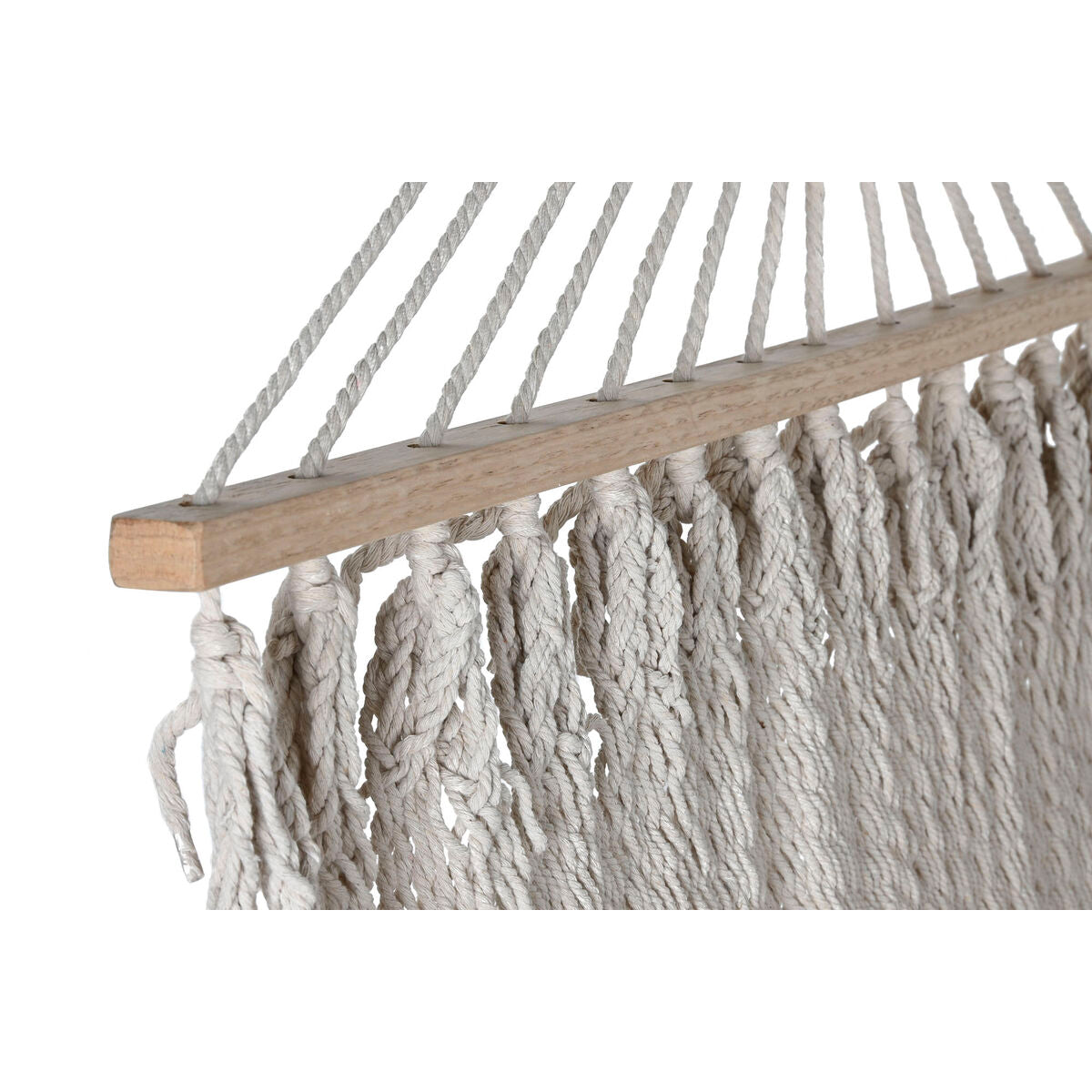 Hamac Suspendat Home ESPRIT Alb 100 x 200 x 5 cm - Curte, Mobilier de grădină și accesorii