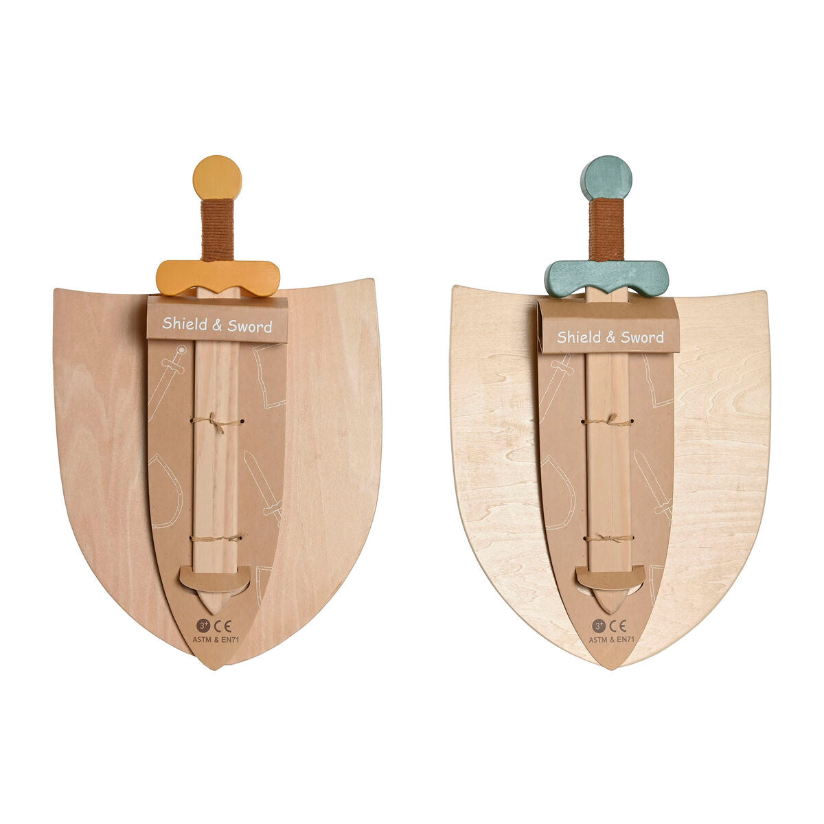 Spadă de Jucărie Home ESPRIT 28 x 0,5 x 33,5 cm (2 Unități) - Jucarii si jocuri, Jocuri și accesorii