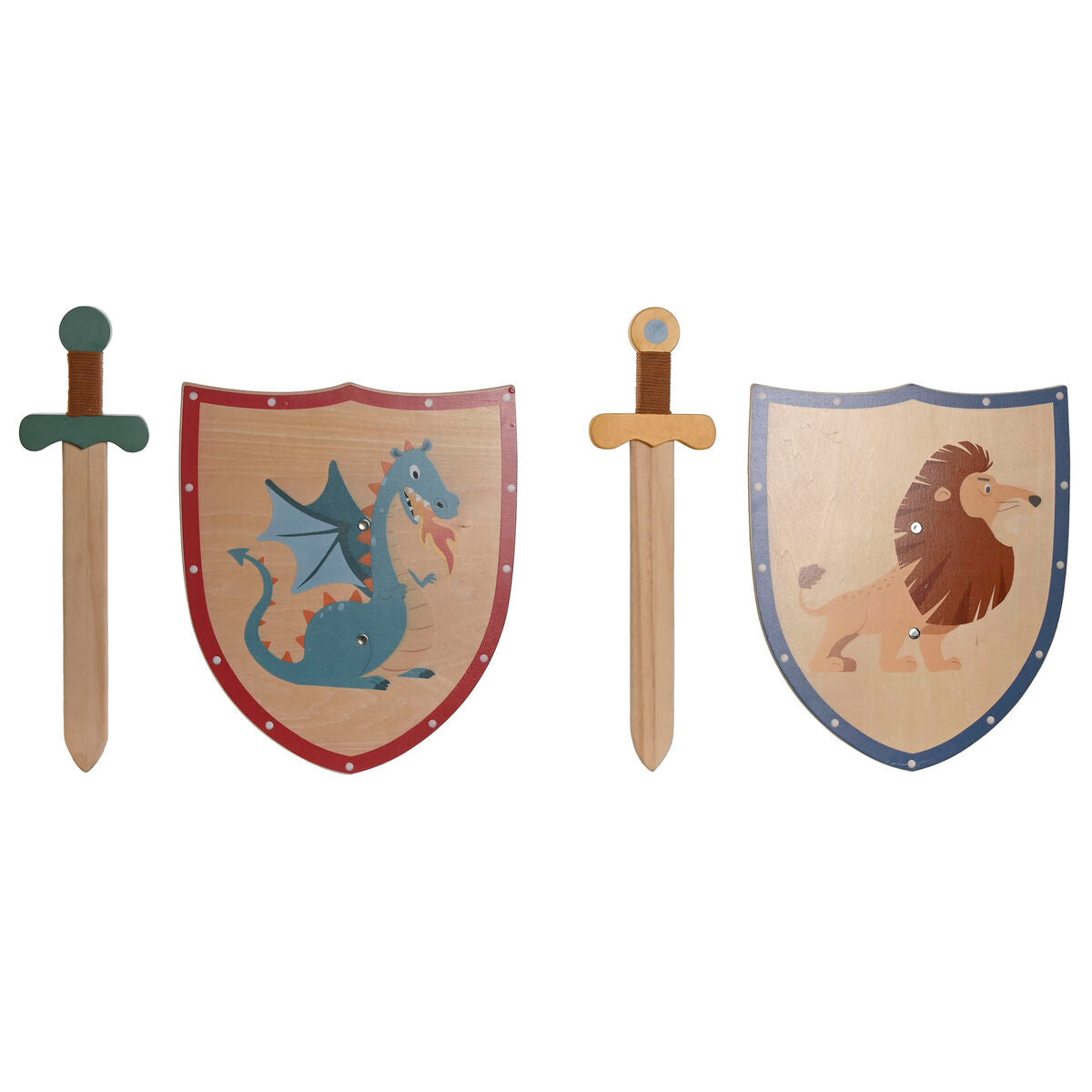 Spadă de Jucărie Home ESPRIT 28 x 0,5 x 33,5 cm (2 Unități) - Jucarii si jocuri, Jocuri și accesorii
