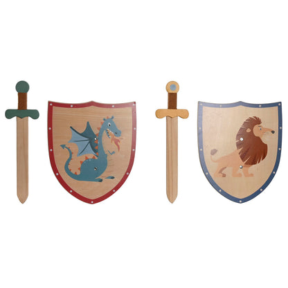 Spadă de Jucărie Home ESPRIT 28 x 0,5 x 33,5 cm (2 Unități) - Jucarii si jocuri, Jocuri și accesorii