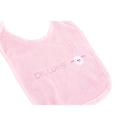 Set de Bavețele Home ESPRIT Roz Albastru celest Bumbac 19 x 29 x 3 cm (4 Unități) - Bebelus, Alăptarea și hrănirea