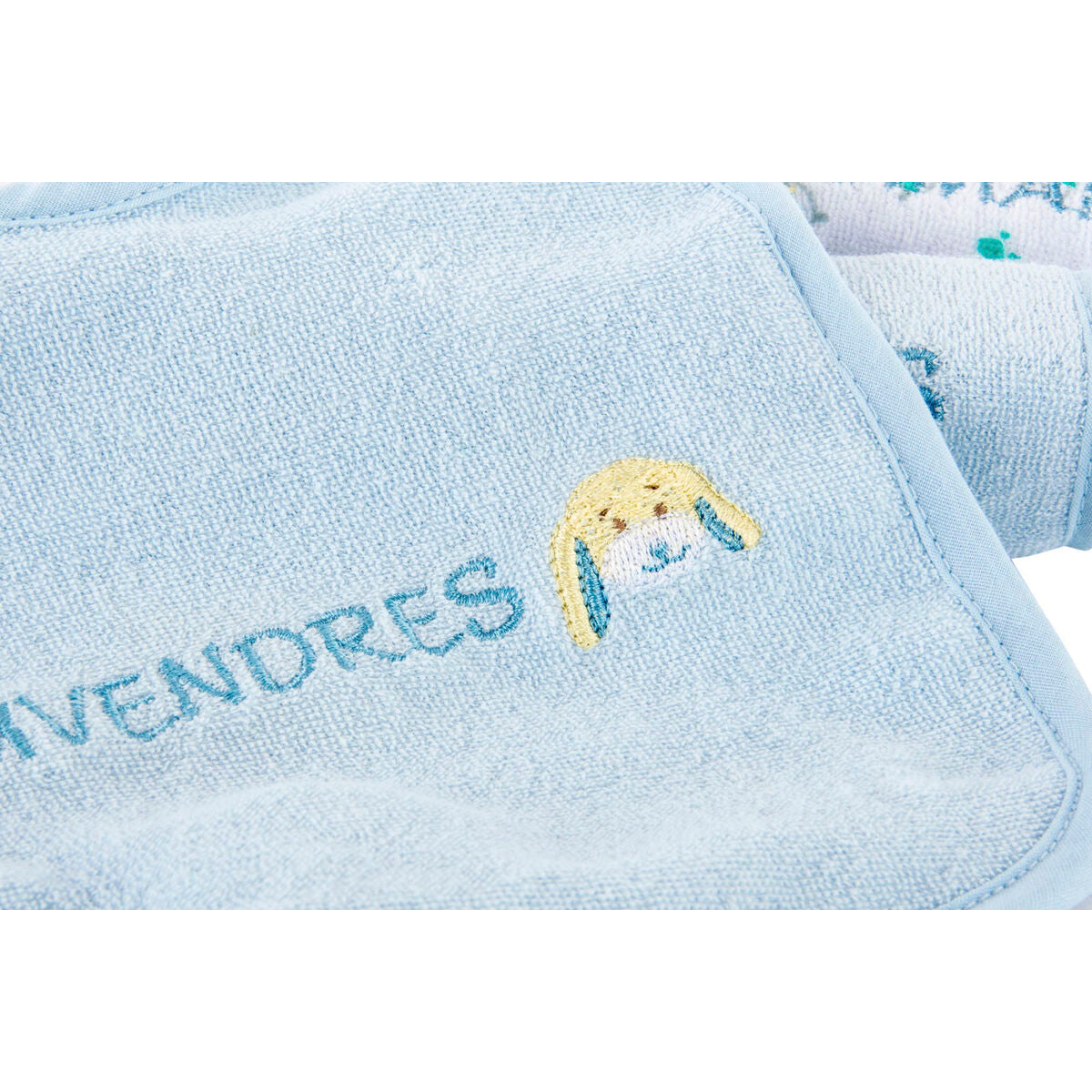 Set de Bavețele Home ESPRIT Roz Albastru celest Bumbac 19 x 29 x 3 cm (4 Unități) - Bebelus, Alăptarea și hrănirea