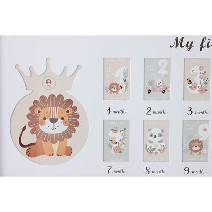 Ramă Foto Home ESPRIT Geam Lemn MDF 56,5 x 2 x 27,5 cm (4 Unități) - Bebelus, Dormitor