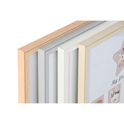 Ramă Foto Home ESPRIT Geam Lemn MDF 40,5 x 2 x 49,5 cm (4 Unități) - Bebelus, Dormitor