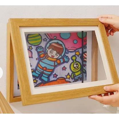 Tablou Home ESPRIT Alb Natural 34 x 3 x 44 cm - Acasă și bucătărie, Decorațiune interioară