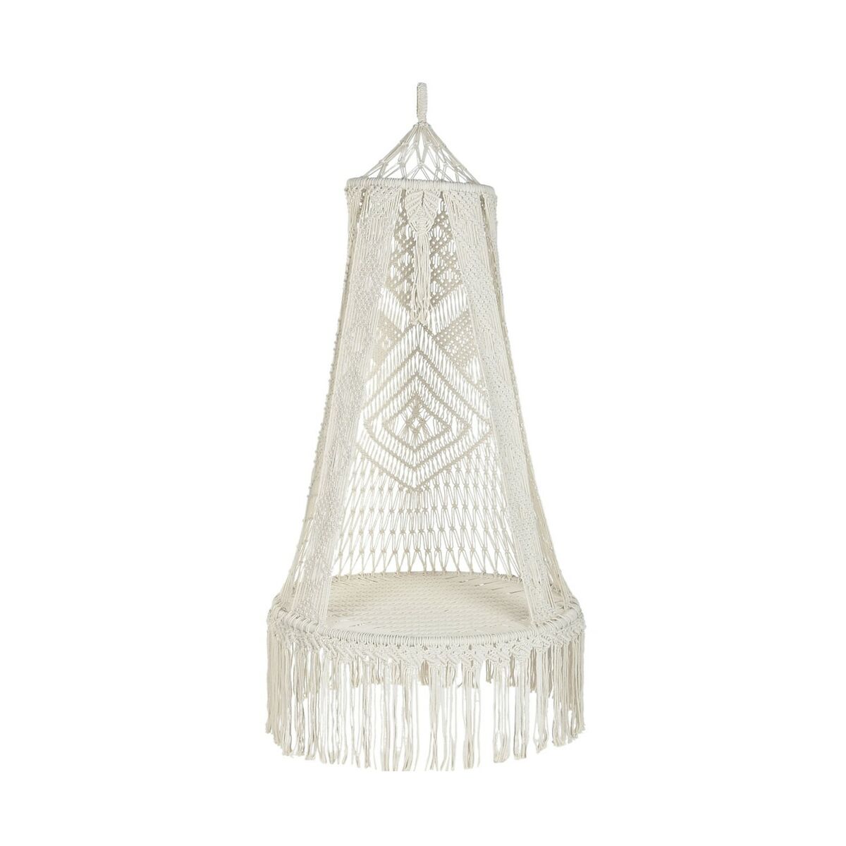 Hamac Home ESPRIT Bej Bumbac Urban 82 x 82 x 170 cm - Curte, Mobilier de grădină și accesorii