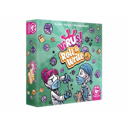 Joc de Masă Tranjis Games Virus! Roll & Write - Jucarii si jocuri, Jocuri și accesorii