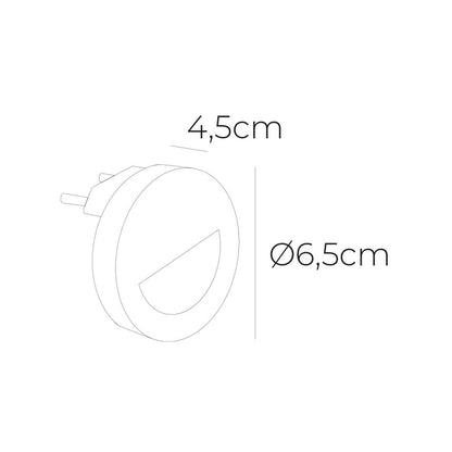 Lumină de veghe EDM 04043 Multicolor Rotund Prize - Iluminare, Iluminat interior