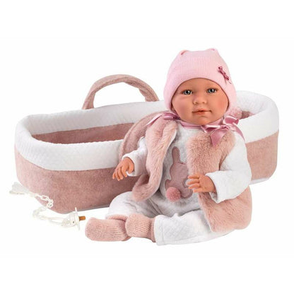Păpușă Bebe Llorens Mimi Roz 40 cm Carucior - Jucarii si jocuri, Păpuși și accesorii