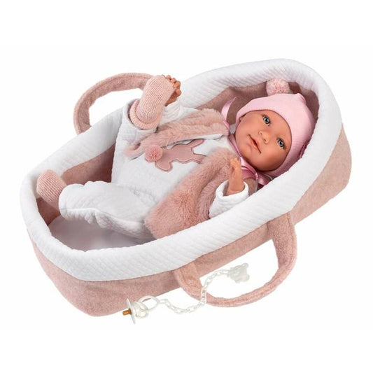 Păpușă Bebe Llorens Mimi Roz 40 cm Carucior - Jucarii si jocuri, Păpuși și accesorii