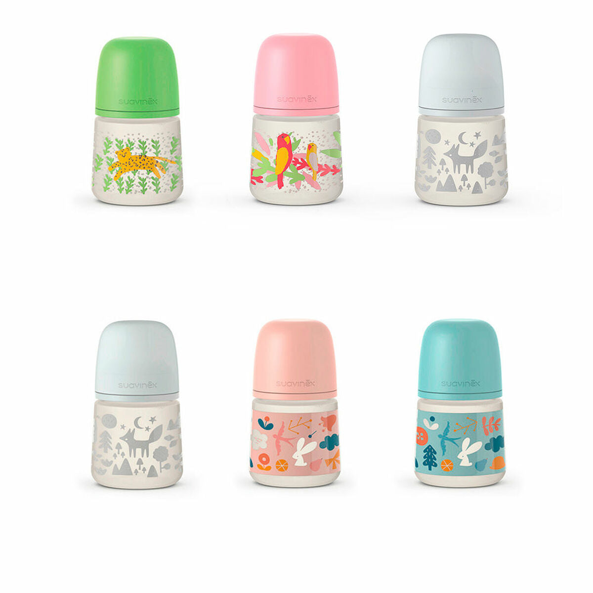 Biberon copil Suavinex Prints S 150 ml - Bebelus, Alăptarea și hrănirea