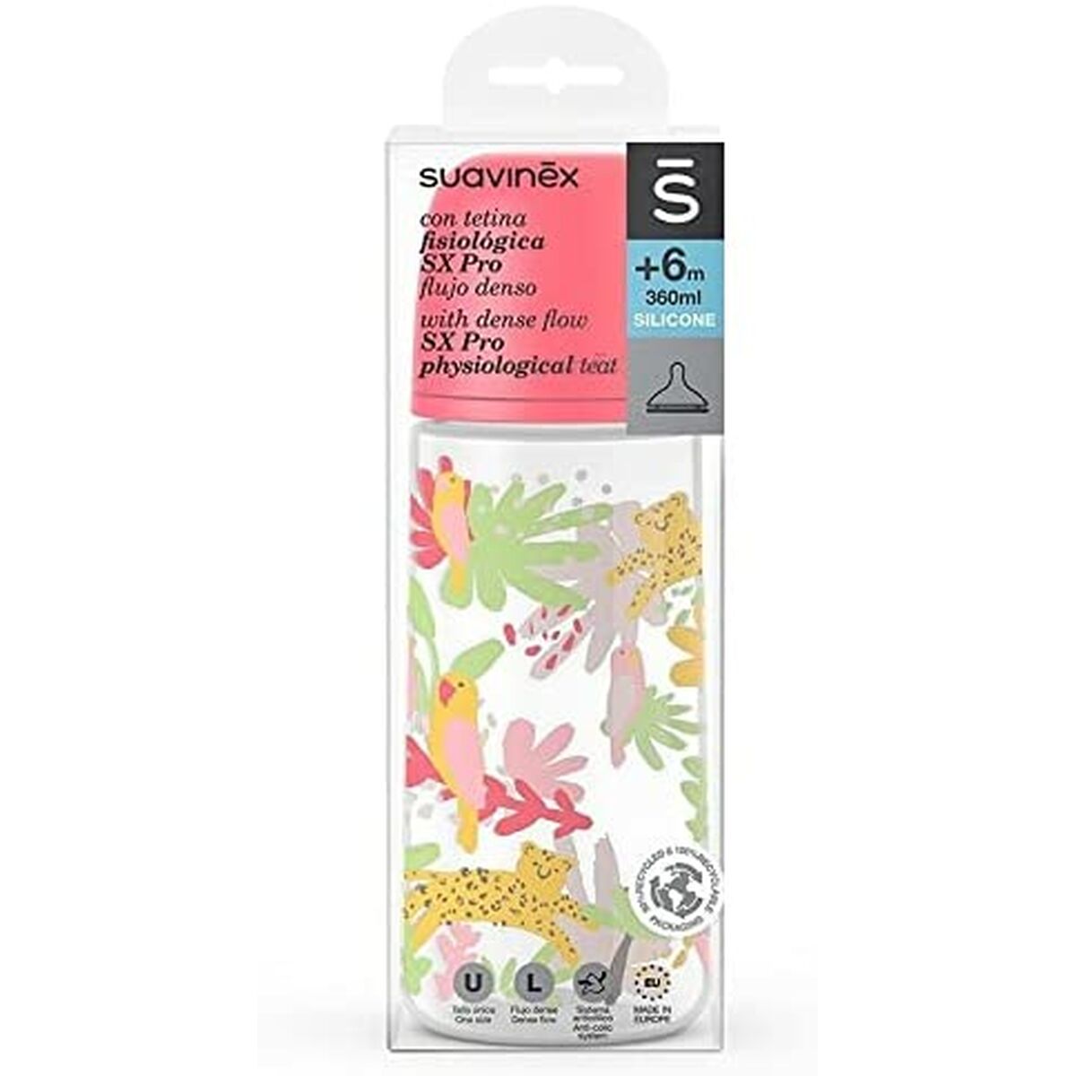 Biberon copil Suavinex SX Pro Tetină fiziologică 360 ml - Bebelus, Alăptarea și hrănirea