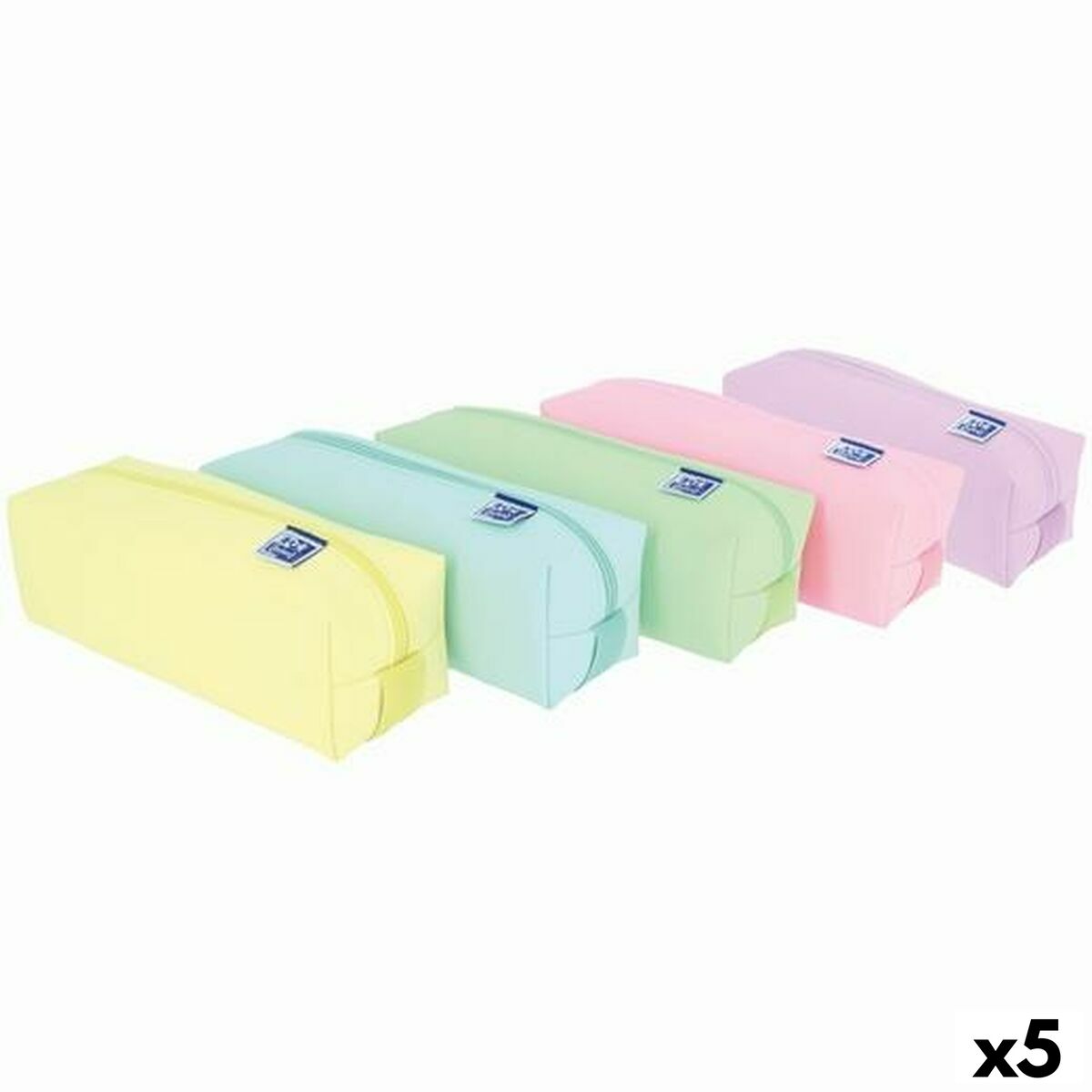 Penar Școlar Oxford LIVE & GO Multicolor 22 x 8 x 7 cm (5 Unități) - Birou și papetărie, Material școlar și educațional