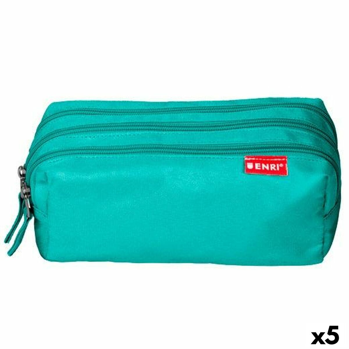 Penar Școlar ENRI Turquoise 21 x 7 x 11 cm (5 Unități) - Birou și papetărie, Material școlar și educațional