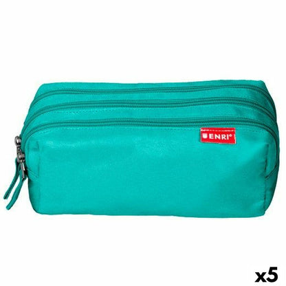 Penar Școlar ENRI Turquoise 21 x 7 x 11 cm (5 Unități) - Birou și papetărie, Material școlar și educațional
