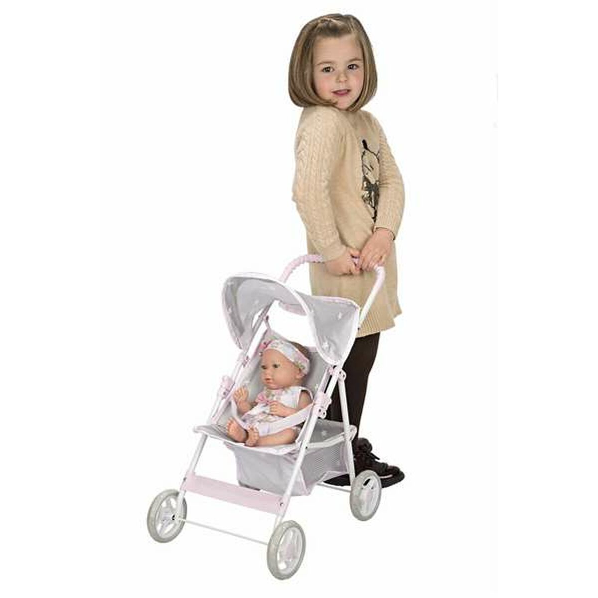 Cărucior de plimbat bebe Arias Emma - Jucarii si jocuri, Păpuși și accesorii