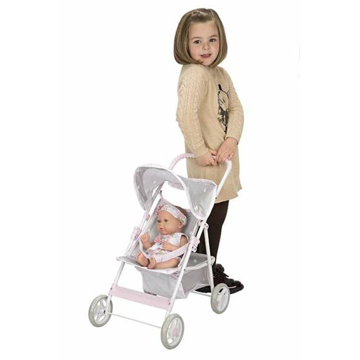 Cărucior de plimbat bebe Arias Emma - Jucarii si jocuri, Păpuși și accesorii