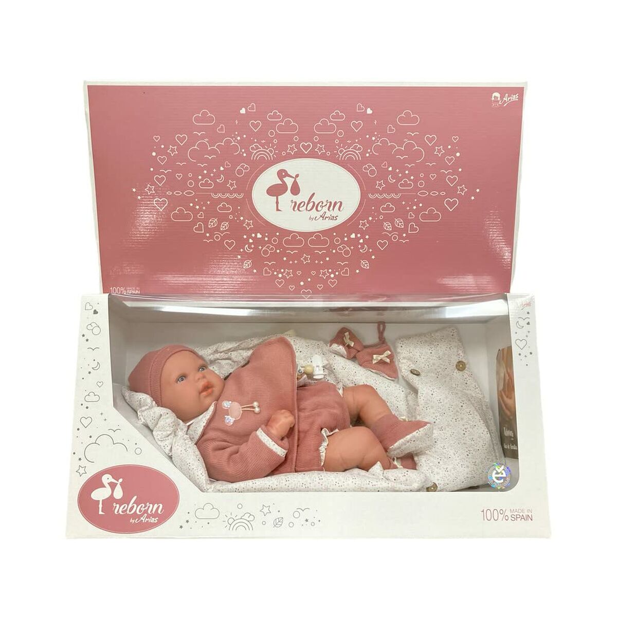 Păpuși renăscute Arias Mia 45 cm Sac de Dormit - Jucarii si jocuri, Păpuși și accesorii