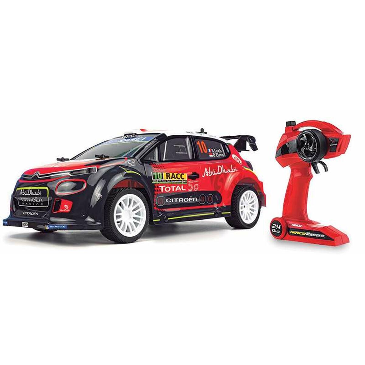 Mașină Radio Control Citroën C3 WRC Ninco Încărcător USB Baterie 2,4 GHz 1:10 - Jucarii si jocuri, Vehicule