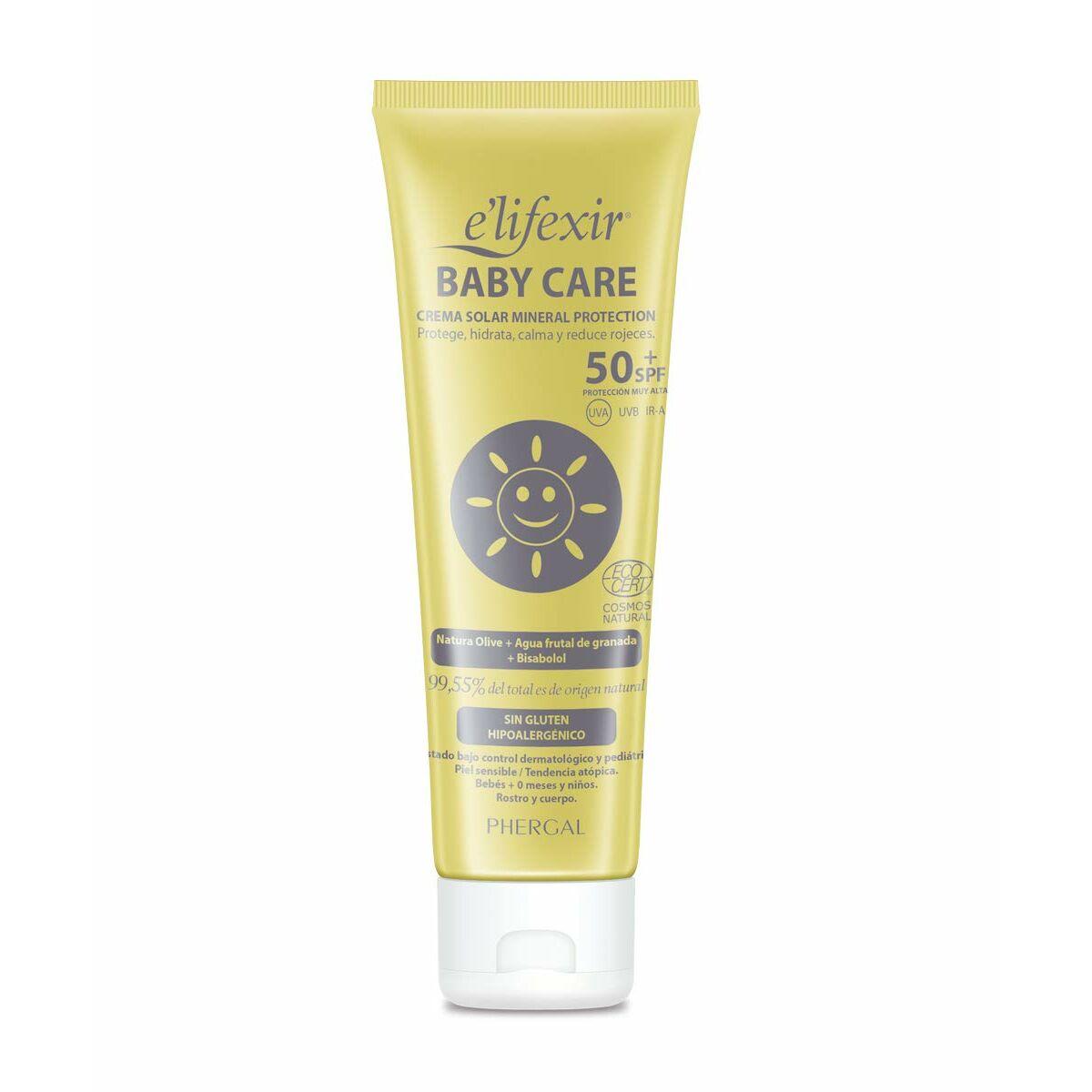 Protecție solară pentru copii Elifexir Mineral Protection 100 ml SPF 50+ - Bebelus, Igienă și îngrijire
