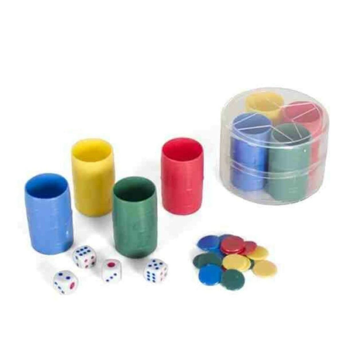 Pahare cu Jetoane de Parchís Gerimport (4 Unități) - Jucarii si jocuri, Jocuri și accesorii