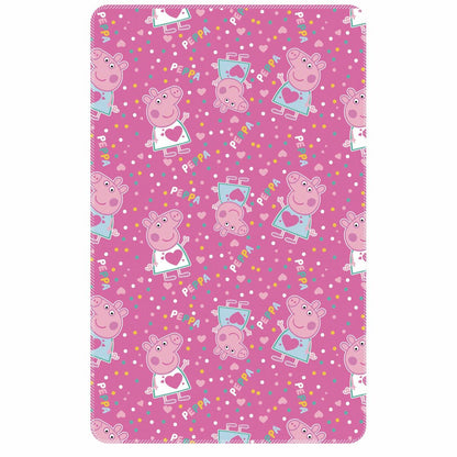 Pătură Peppa Pig Cosy Corner Roz (95 x 150 cm) - Acasă și bucătărie, Textile de uz casnic