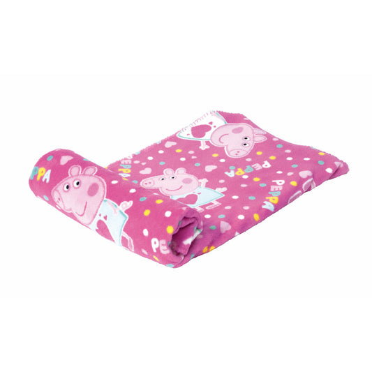 Pătură Peppa Pig Cosy Corner Roz (95 x 150 cm) - Acasă și bucătărie, Textile de uz casnic