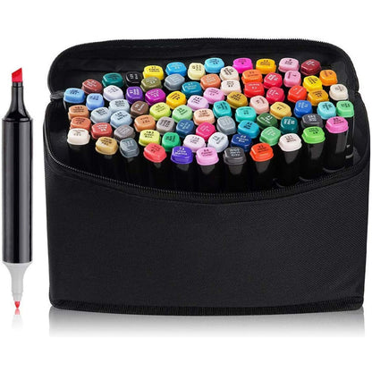 Carioci Alex Bog Luxury Multicolor 80 Piese Cu două capete - Birou și papetărie, Pixuri, creioane și articole de scris