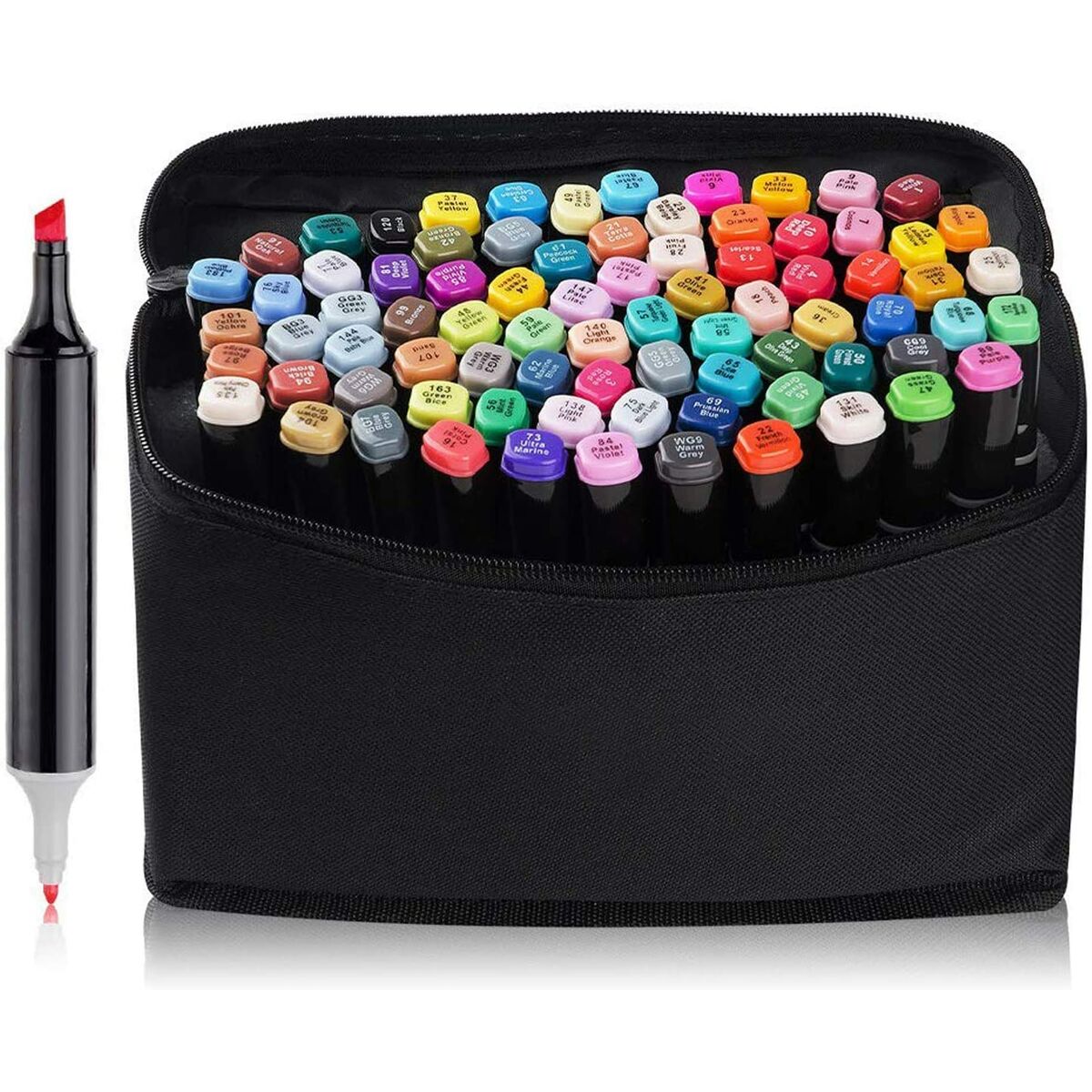 Carioci Alex Bog Luxury Multicolor 80 Piese Cu două capete - Birou și papetărie, Pixuri, creioane și articole de scris
