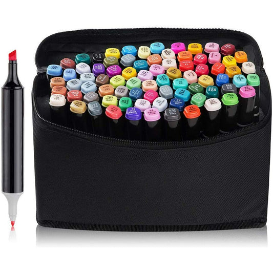 Carioci Alex Bog Luxury Multicolor 80 Piese Cu două capete - Birou și papetărie, Pixuri, creioane și articole de scris
