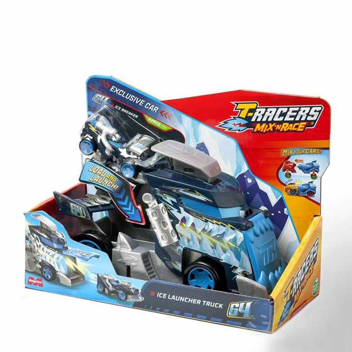 Lansator Magicbox Launcher Truck T-Racers Mix 'N Race 10 x 16,8 x 22,5 cm Mașină - Jucarii si jocuri, Vehicule