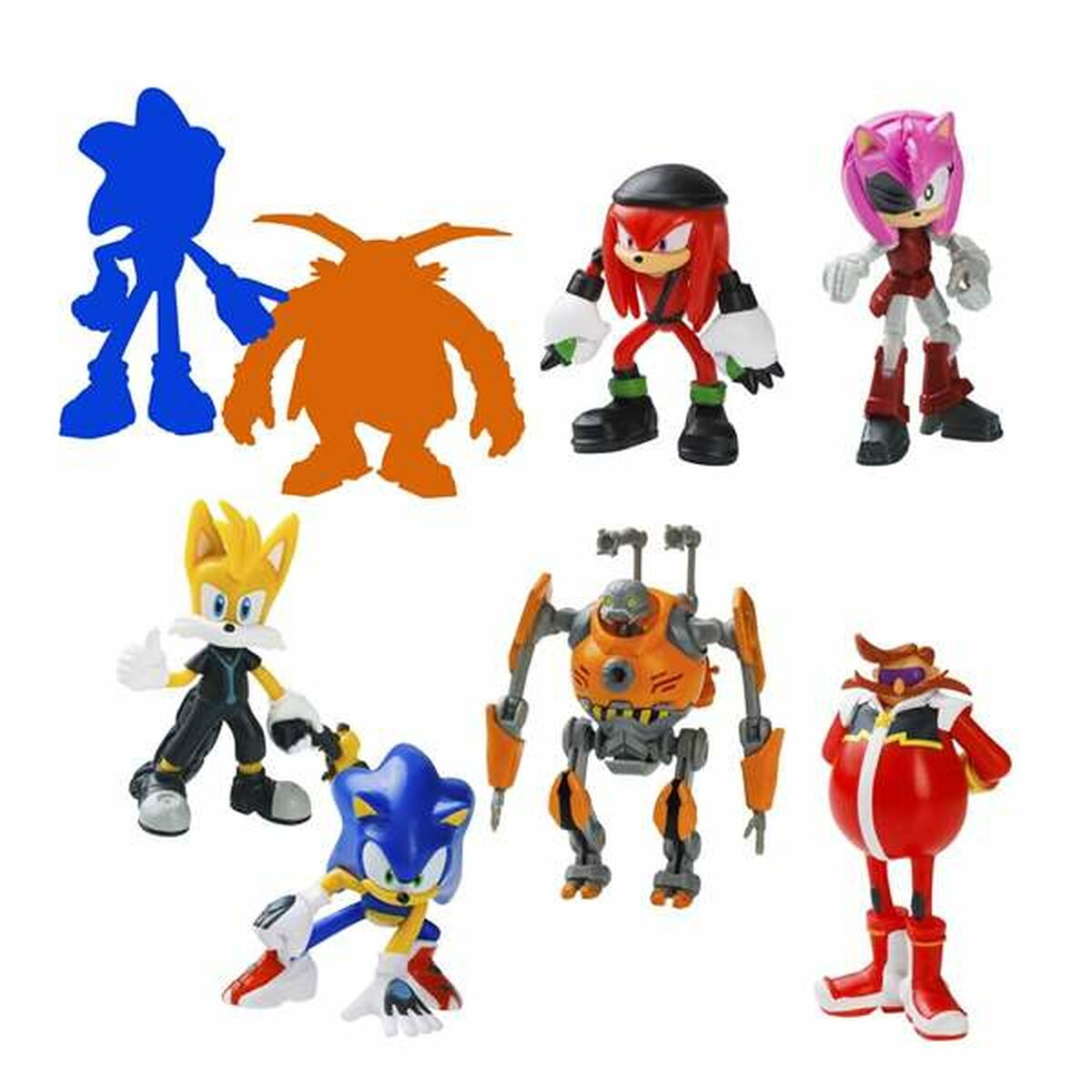 Set de figurine Sonic 8 Unități 6,5 cm - Jucarii si jocuri, Păpuși și figurine